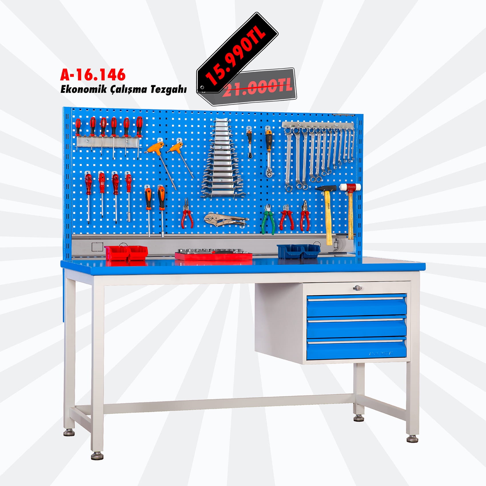 A-16.146 Ekonomik Çalışma Tezgahı Kampanya